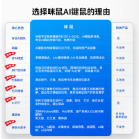 咪鼠科技MiMouse无线静音办公游戏双模鼠标轻量化蓝牙多设备连接