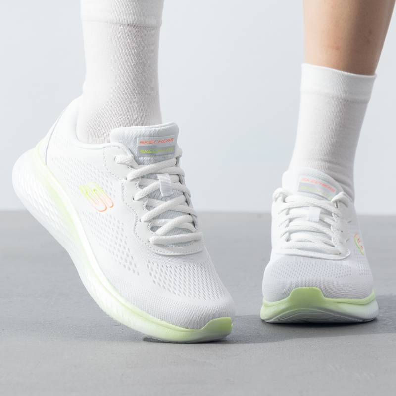 skechers斯凯奇女鞋新款轻便休闲鞋网眼透气运动鞋健步鞋150010wlmzp