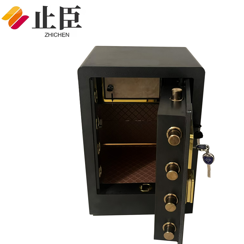止臣 保险柜 保险箱电子密码锁保险收纳柜家用保险箱存放柜储物柜 60cm密码+黑 个高清大图