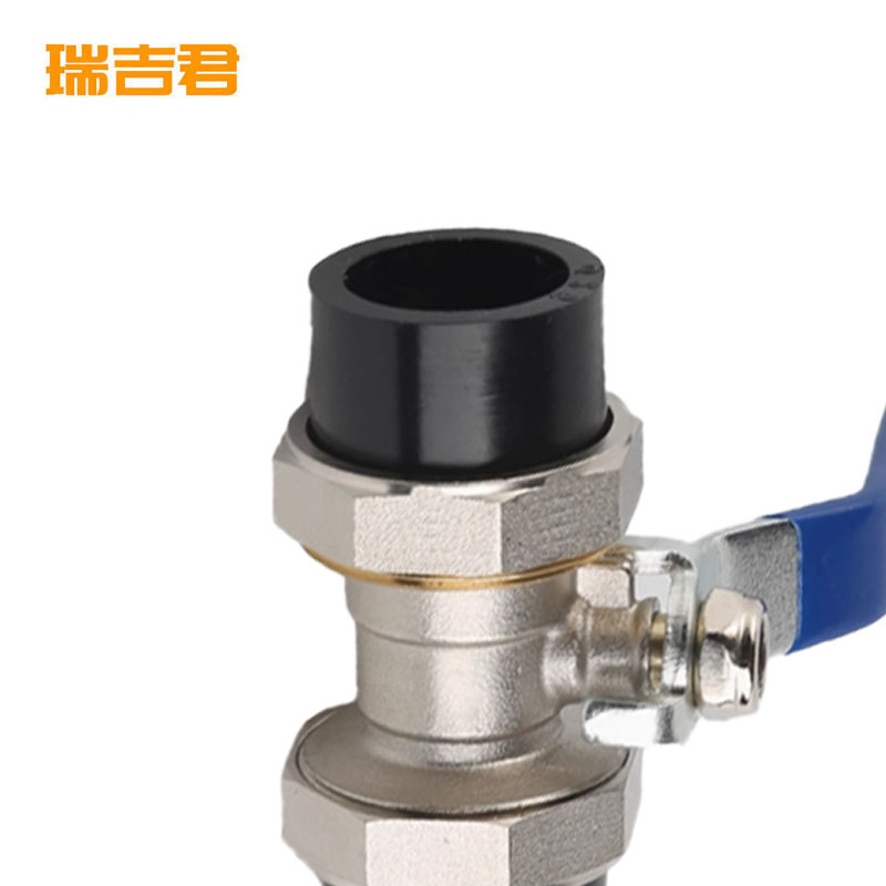 瑞吉君 PE双活接球阀 20mm 个高清大图