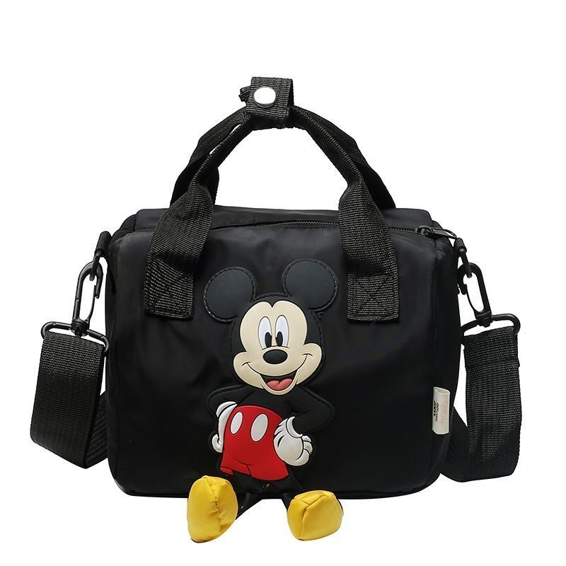 zara新款童包女包迪士尼米奇包米老鼠图案保龄球包男童卡通斜挎包