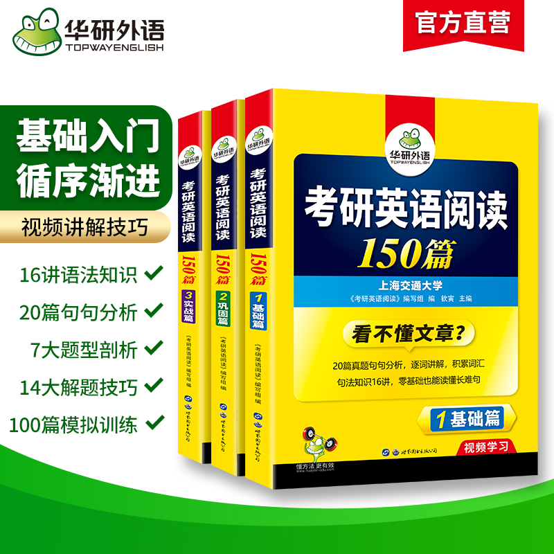 考研英语听力口语复试(6合一) [正版]2025考研英语一阅读理解150篇专项训练书籍题源报刊阅读历年真题试卷完形填空词高清大图