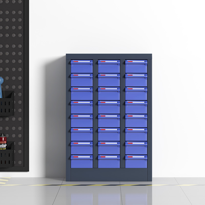 臻远 ZYLJG-W64 零件柜 24抽蓝色无门中号 465*220*666高清大图