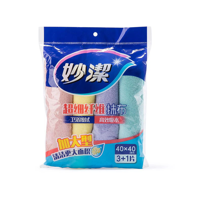 妙洁超纤抹布加大型3+1片装