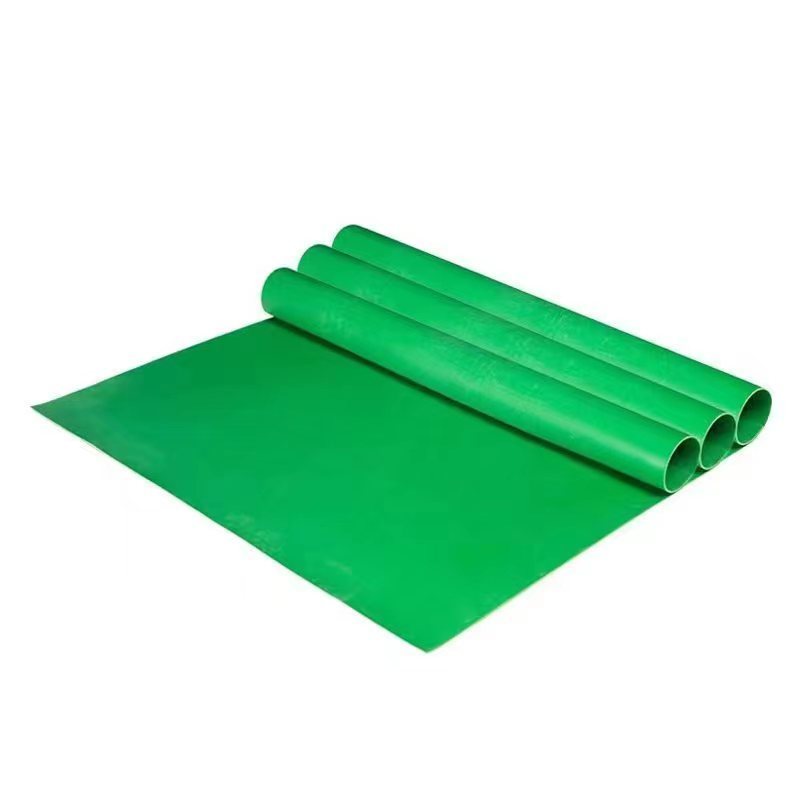鑫迈凯斯 高压绝缘橡胶板 绿色防滑耐震地垫厚5mm[1*4.5米]15KV卷