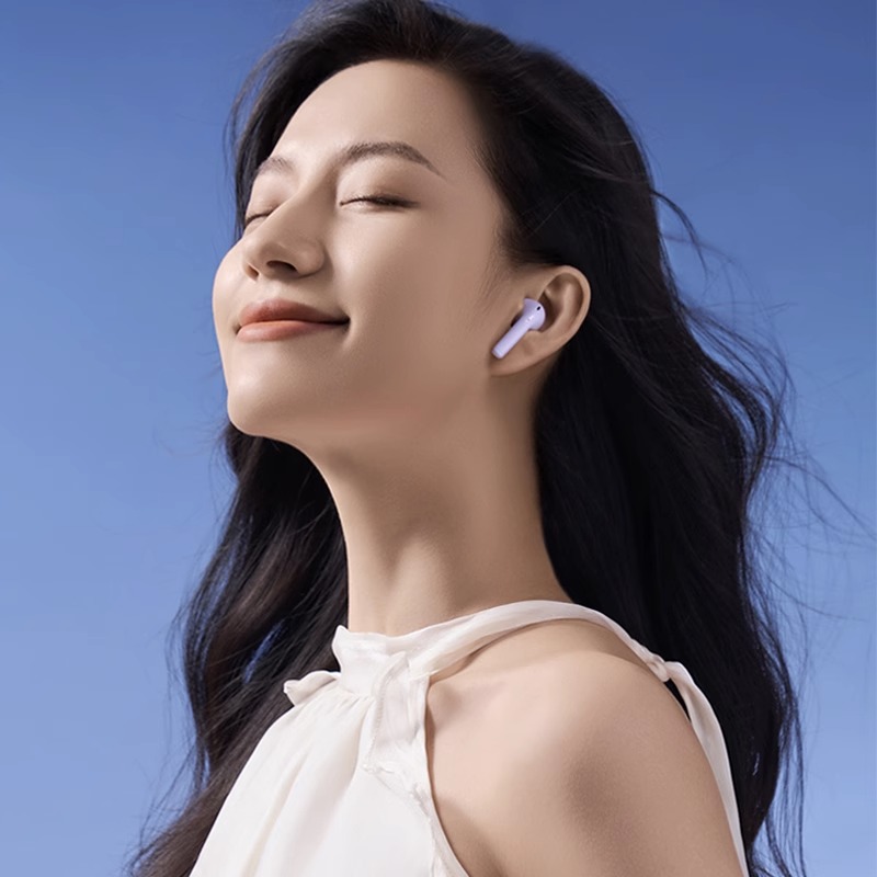 EDIFIER/漫步者花再Zero Air真无线蓝牙耳机游戏音乐学生降噪2023新款 月白色高清大图