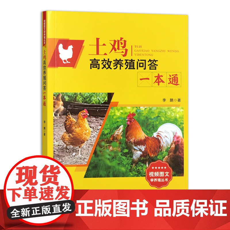 正版 土鸡高效养殖问答一本通 317901 李鹏 视频图文学养殖丛书 农业科学 畜禽 养殖高清大图