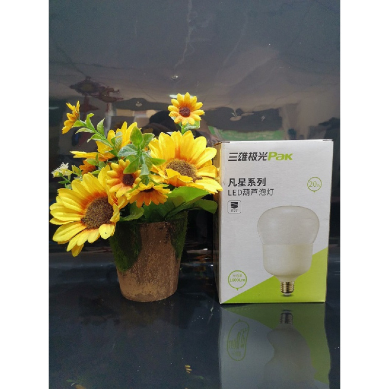 三雄极光 E27 LED葫芦泡灯20W