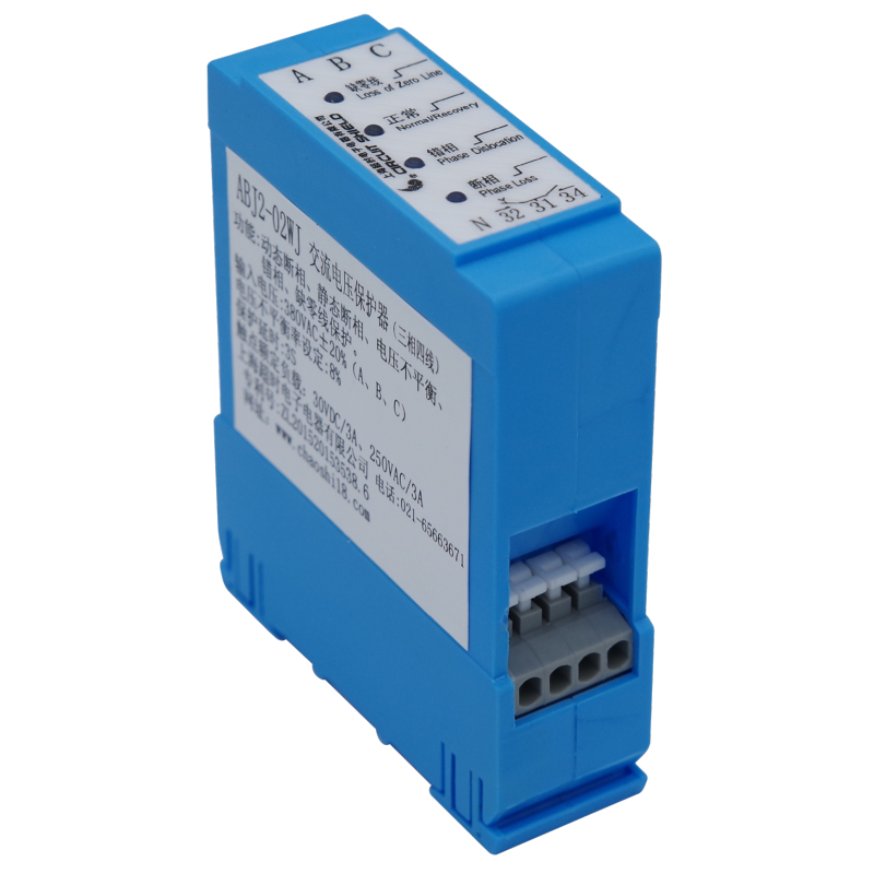 上海超时 ABJ2-02WJ/K/L三相四线脱扣断路器专用相序保护器(请备注:J/K/L型)