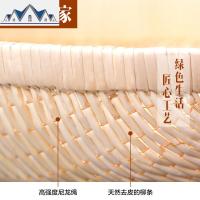 柳编笸箩圆形馒头筐家用藤编收纳筐水干果篮盘针线簸箩厨房馍筐 三维工匠收纳篮