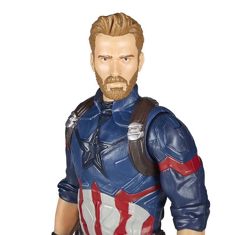 [苏宁自营]孩之宝(Hasbro)复仇者联盟电影系列美国队长电能英雄人物公仔E0607动漫周边动漫玩具儿童礼物