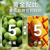 华味亨芒果梅片160g罐装话梅果脯零食芒果干