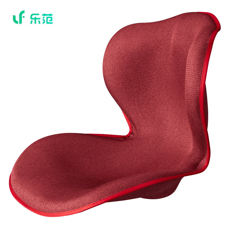 乐范(LERAVAN)塑形矫姿坐垫LB-HS003-TRD 红色骨盆矫正 3D全方位包裹 腰部支撑