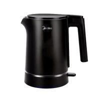 美的电热烧水壶家用304不锈钢正品快壶双层保温防烫静音HJ1517