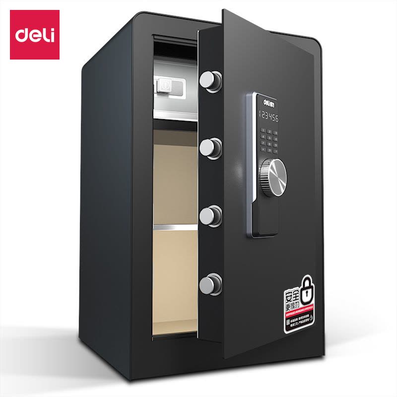 得力(deli)保险柜 高60CM 办公家用保险柜 黑 3644S图片