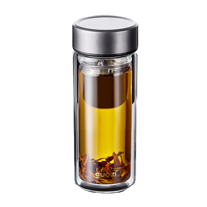 果兹玻璃杯300ml双层高硼硅玻璃隔热防烫GZ-S71
