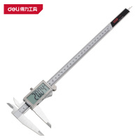 得力（deli）DL312300 数显卡尺 300mm全屏 银色 1把