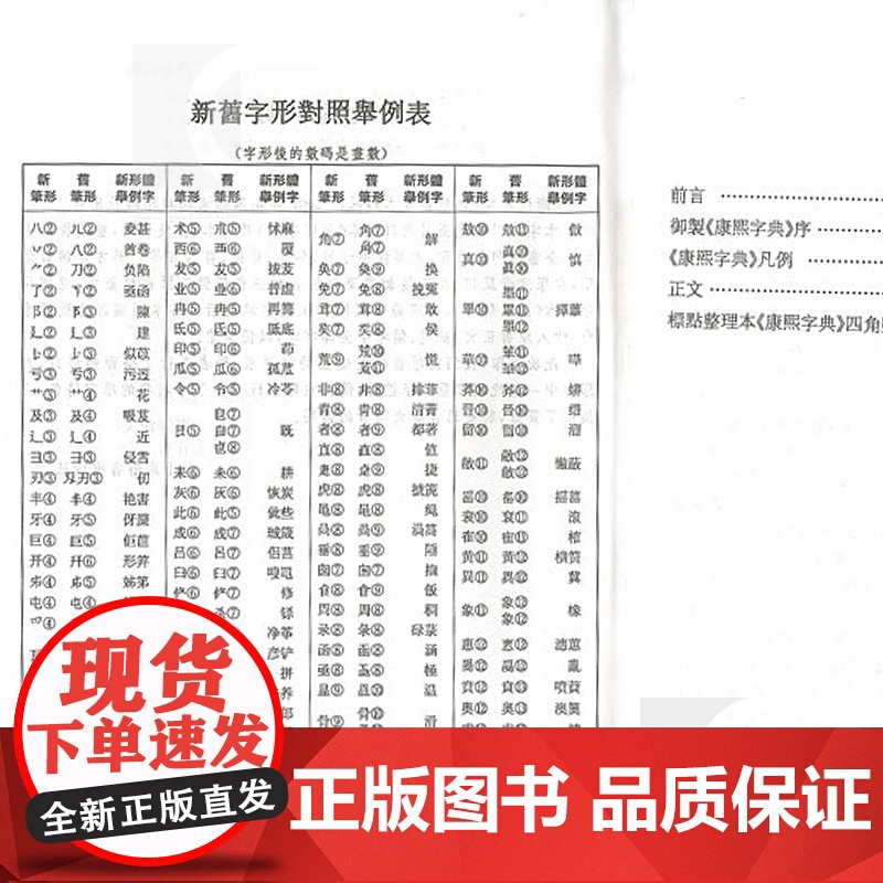 康熙字典标点整理本 汉语大词典编纂处正版书籍部首分类法笔画排列单字共收录汉字47035学术实用性高水平 上海辞书出版社世高清大图