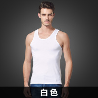 【官方正品】恒源祥男士背心紧身运动打底汗衫莫代尔棉青年夏季跨栏衫工字背心