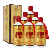 融汇老酒 53度贵州怀酒 金盒 酱香型500ml(6瓶装)2018年