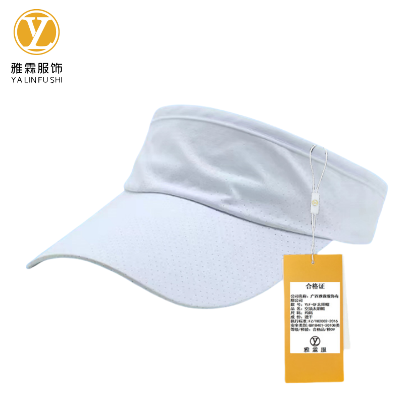 雅霖服 速干空顶太阳帽YLF-GF 顶高清大图