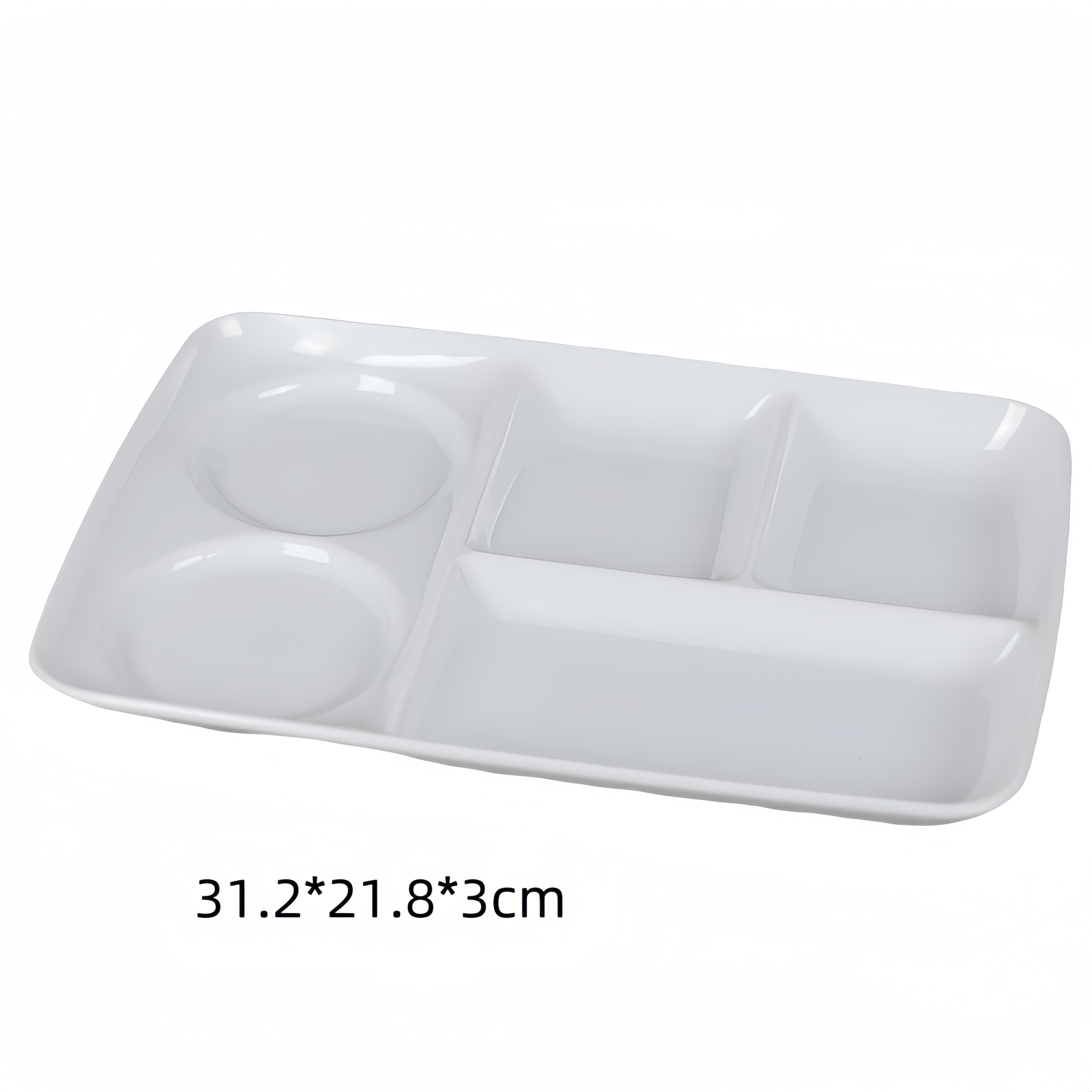 桃锦堂密胺餐盘31.2*21.8*3cm个高清大图