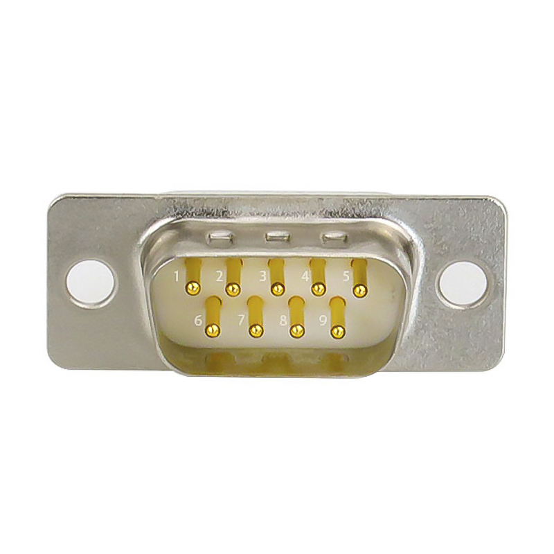 绿联(ugreen)串口头 2排9针 db9接头 rs232插头 com焊线头 db9针 公头