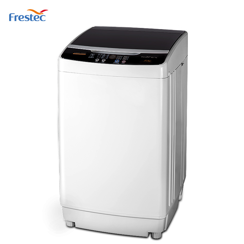 新飞(Frestec)XQB90-1806D 9公斤全自动波轮洗衣机 自编程仿手搓洗 模糊控制 (透明黑)