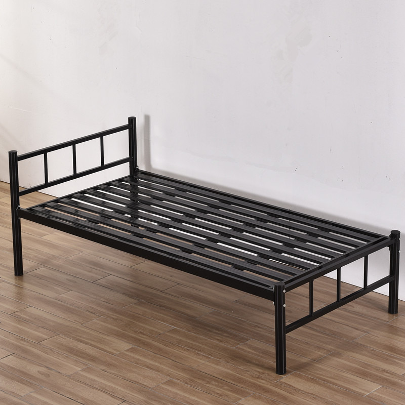 铁艺床单人床单层床12米15米铁架床员工宿舍床双人床单层铁床