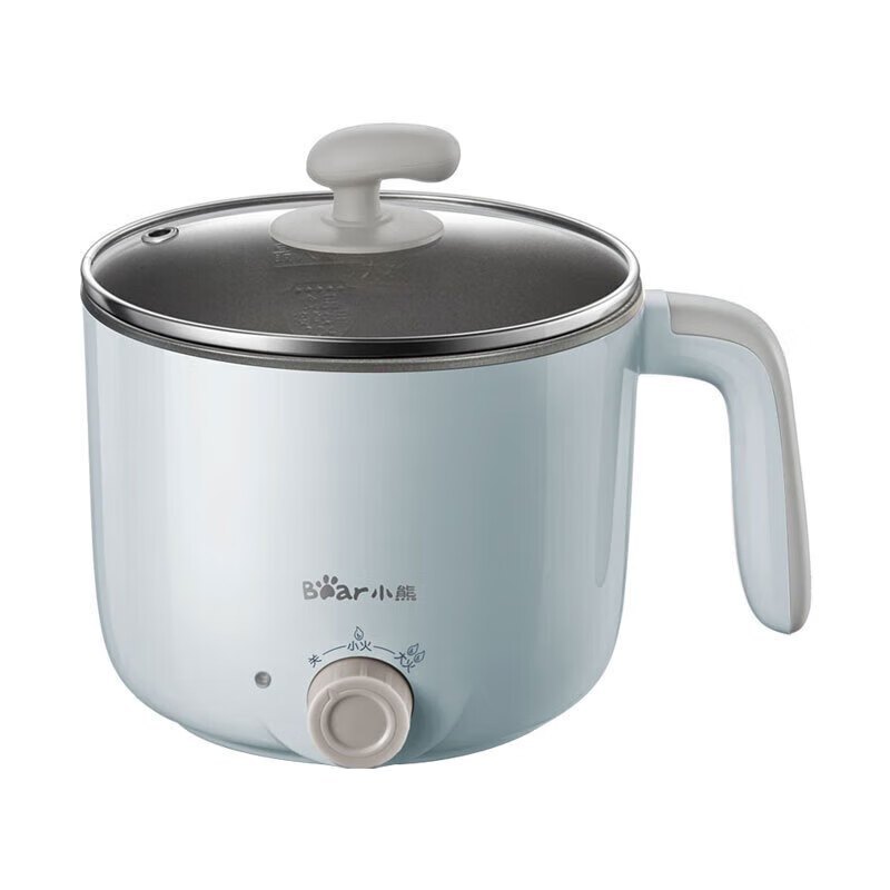 小熊bear电煮锅drgc12r5小电锅电火锅多功能迷你电热锅12l不带蒸笼款