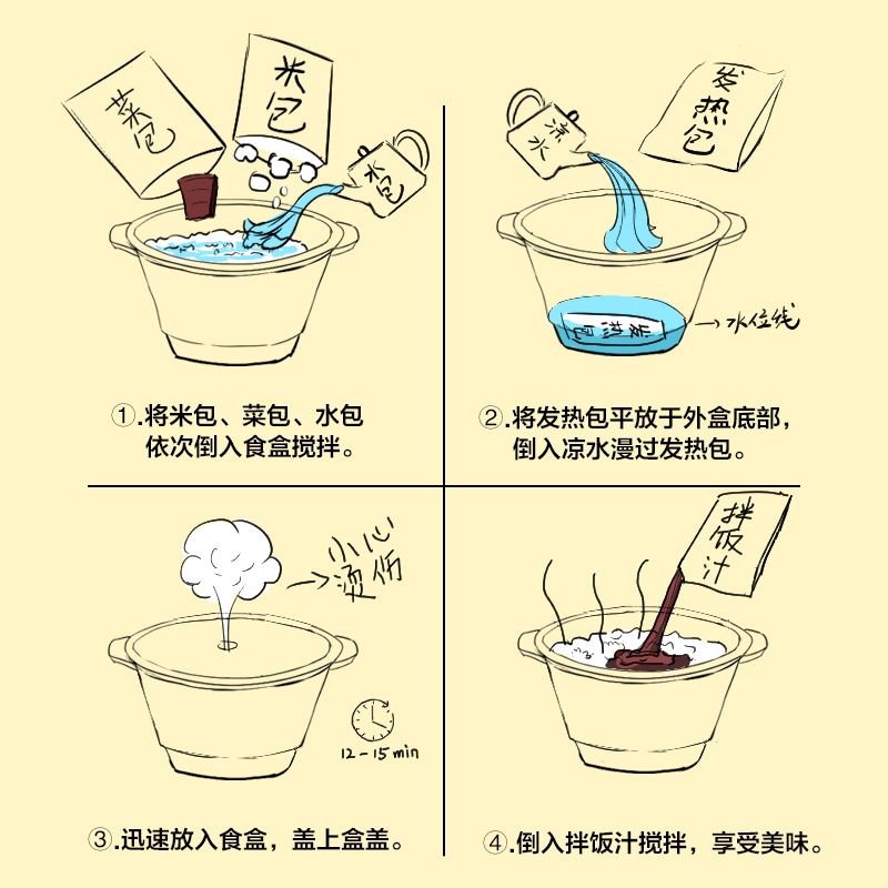 狮客[苏宁自主品牌]煲仔饭3盒组合B 咖喱鸡肉+肉末酸豆角+秘制黄焖鸡 方便速食方便米饭自热米饭 315g*3