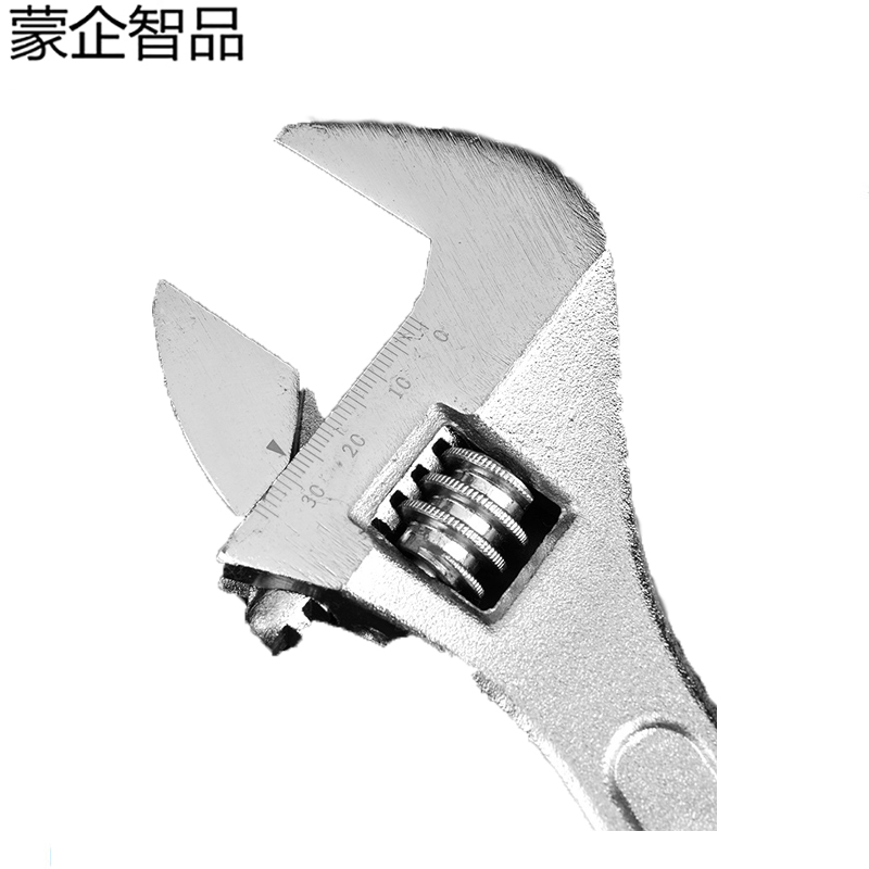 蒙企智品 黑红色胶柄扳手 8寸/把高清大图