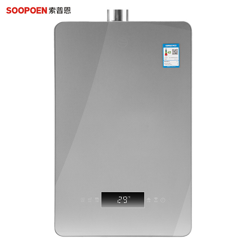 索普恩(SOOPOEN)零冷水 燃气热水器天然气家用13升水气双调恒温即热V系列