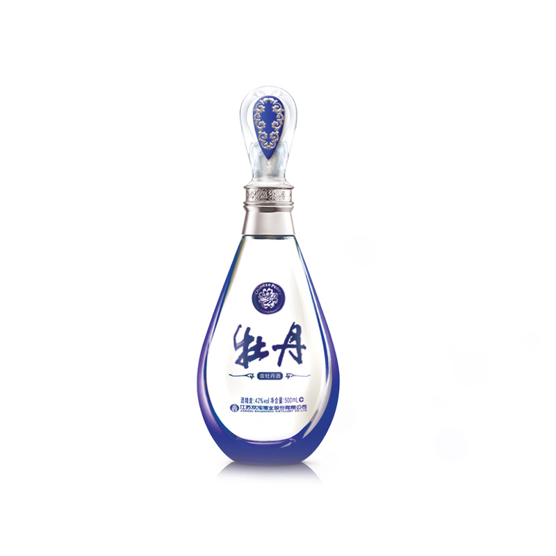双沟 蓝牡丹精装版 42度500ml 单瓶装 浓香型白酒