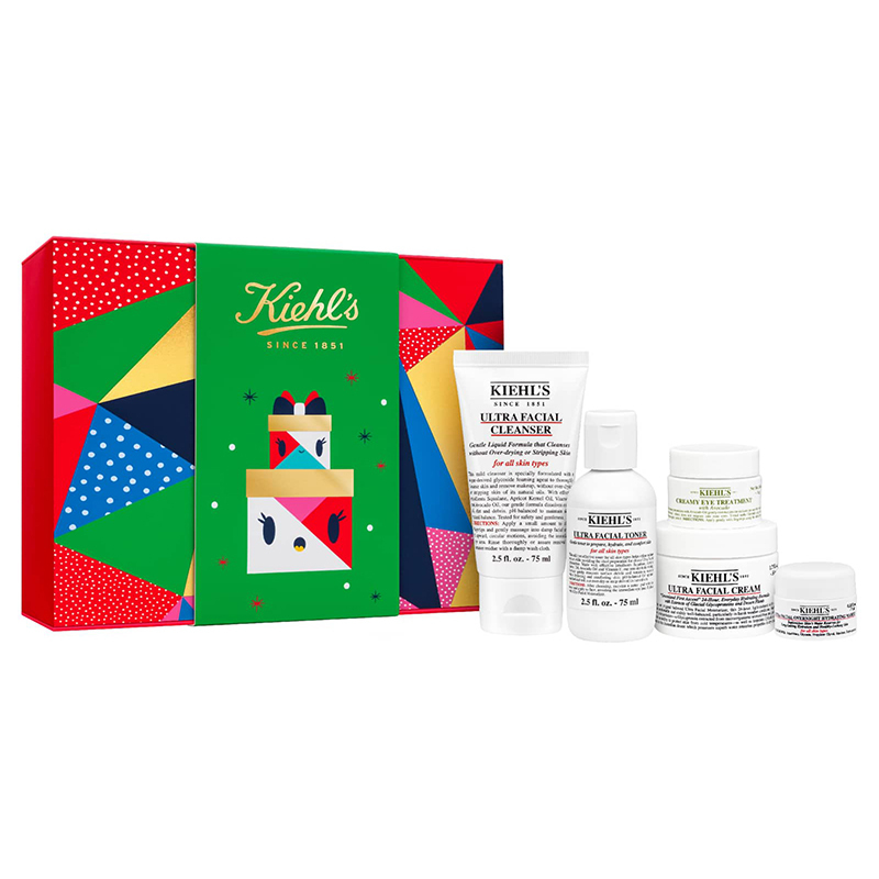 Kiehl’s 科颜氏 18圣诞限量护肤礼盒 5件套 高保湿渗透 修护肌肤 滋润营养 保湿补水