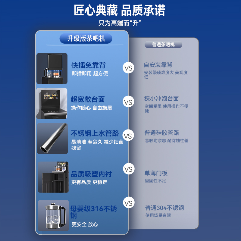 美菱茶吧机MY-M511 温热款 触控大彩屏 双壶高清大图