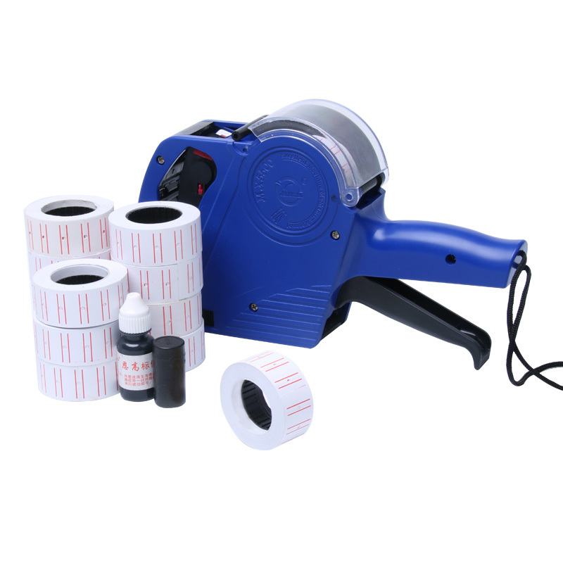 打码机单排标价机打价机 手动生产日期打码机 超市价签机打价器 5500