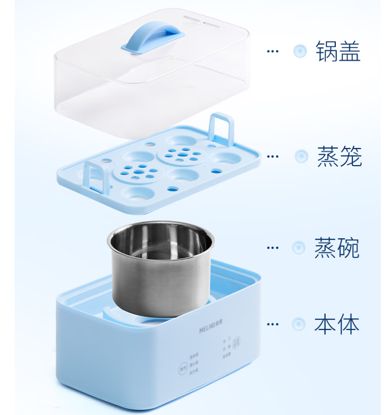 美菱 蒸煮蛋器 MUE-LC2003高清大图