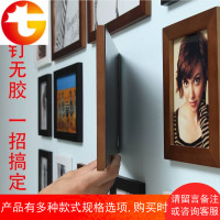 简易实木磁性相框画框照片墙营业执照678寸10寸无钉挂墙摆台