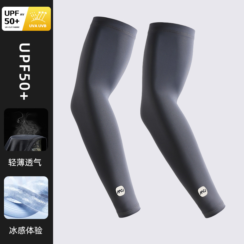 冰袖防晒袖套冰丝护臂男士加肥加大夏季薄款防紫外线开车骑行钓鱼3759Z高清大图