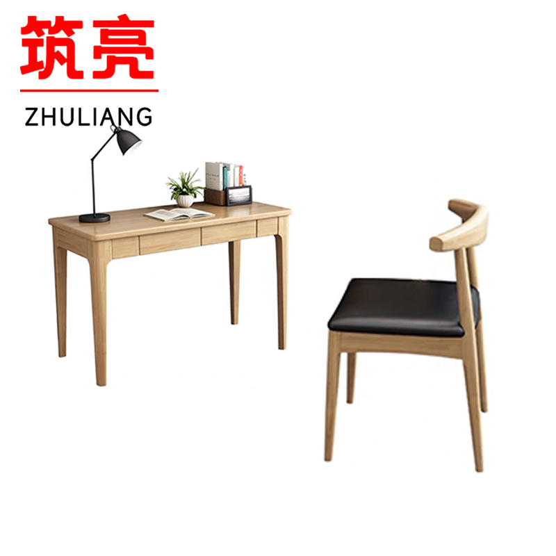 筑亮 实木书桌 S-510 套高清大图