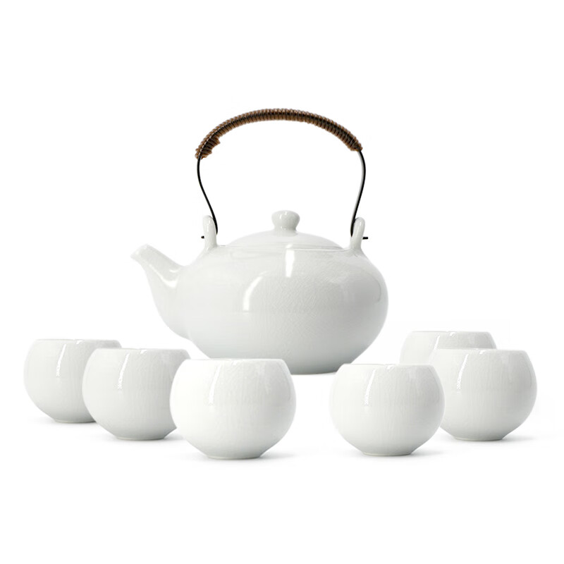 唯都 泡茶套装 高温冰裂纹陶瓷泡茶壶茶杯 合家壶套装 W-S417