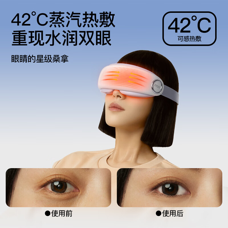 PGG 眼部蒸汽按摩仪 E4pro (允许提报同款商品其他颜色(灰、紫、绿色)) 计价单位:个高清大图