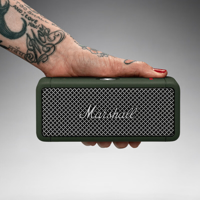 marshall马歇尔emberton音箱便携式无线蓝牙家用户外防水小音响森林绿