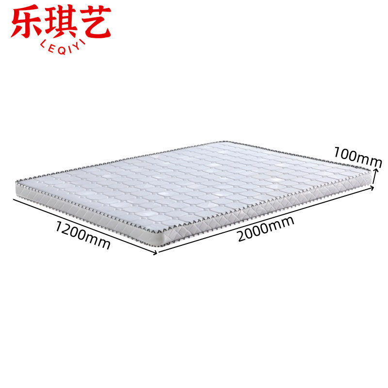 乐琪艺 单人床 木质(120cm)+10cm床垫 套高清大图