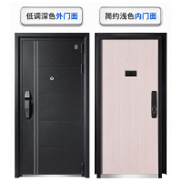 挺固甲级智能锁双色防盗门 全自动指纹锁 进户门 安全门 子母门智能门 定制门 宝格丽2代系列