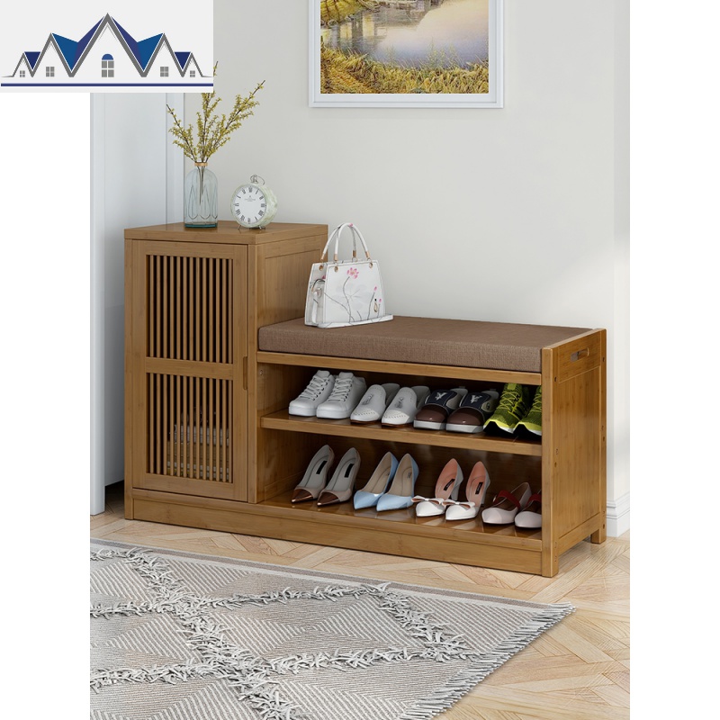 进换鞋凳家用口可坐式穿鞋凳现代简约储物凳玄关鞋凳式鞋柜 三维工匠收纳凳高清大图