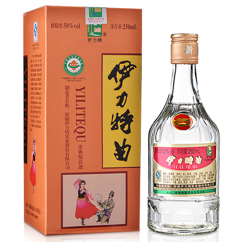伊力特 50度伊力特曲250ml 单瓶装 浓香型白酒