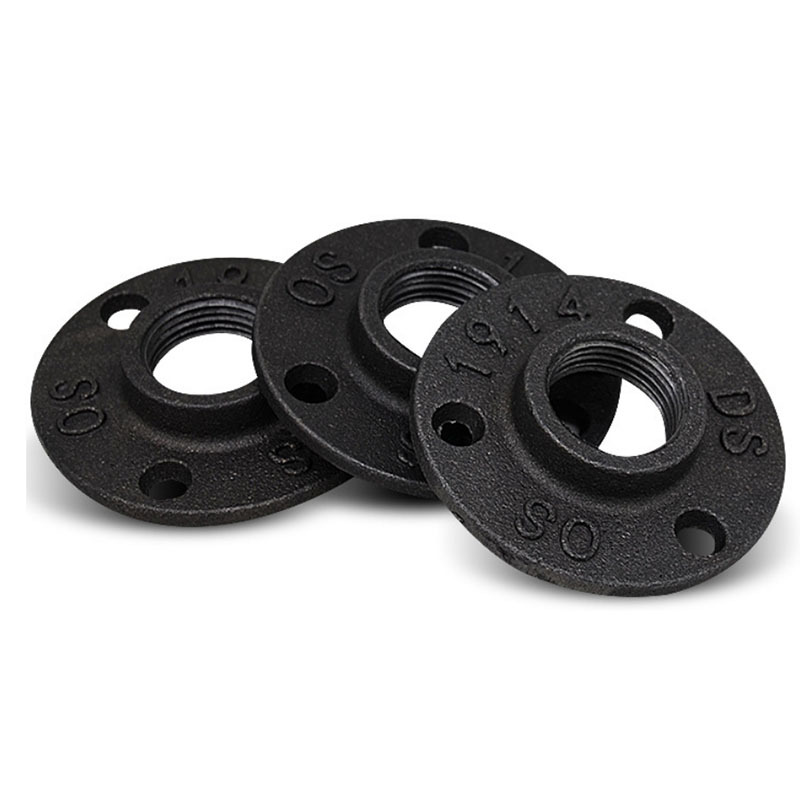 宾速法兰盘底座1寸dn25三孔带字