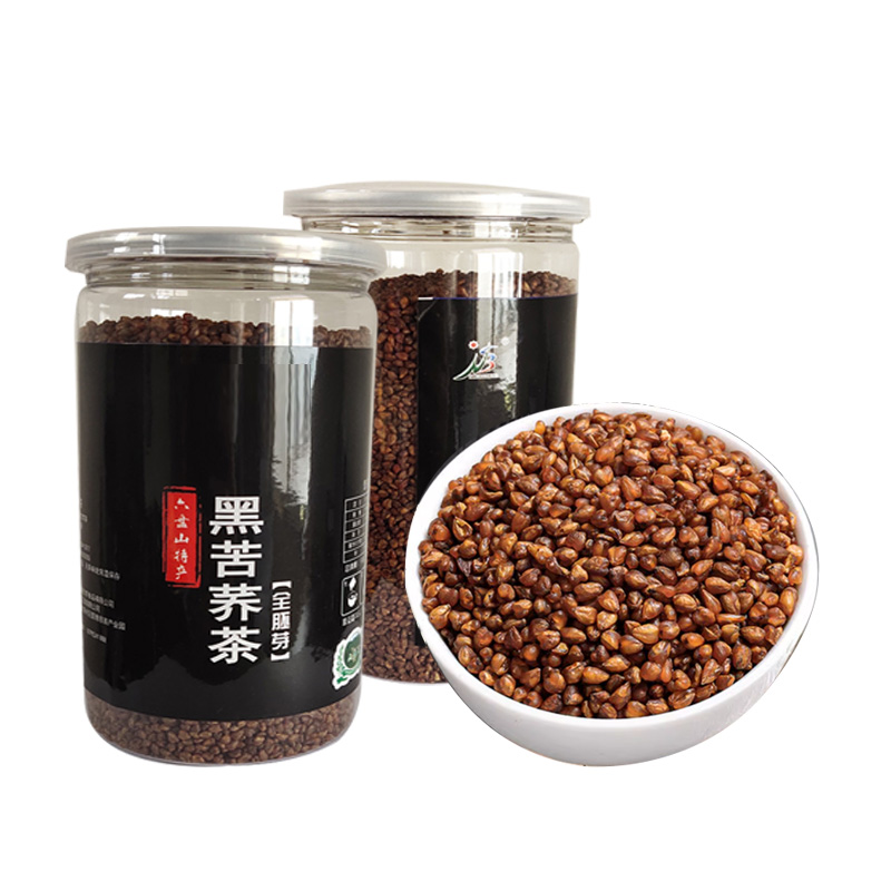 宁百晟黑苦荞茶500g/瓶高清大图